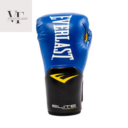 Pro Style Elite Workout Training Boxing Gloves, 12 Ounces, Blue