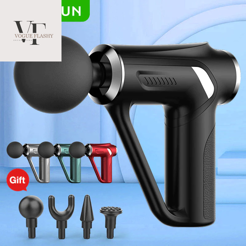 SITUOFUN Massage Gun 32 Levels Deep Tissue Neck Body Back Muscle Sport Electric Pistol Massager Exercise Relaxation Pain Relief