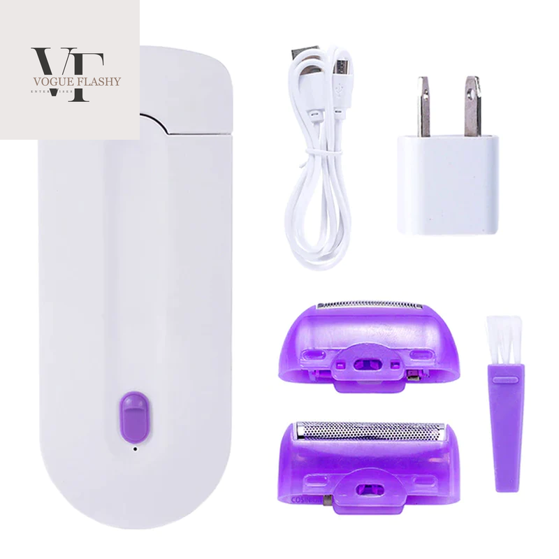 Professional Painless Hair Removal Kit Laser Touch Epilator USB Rechargeable Women Body Face Leg Bikini Hand Shaver Hair Remover