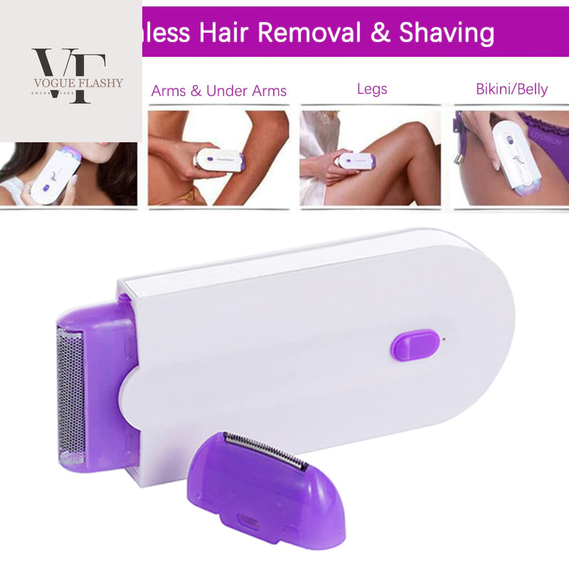 Professional Painless Hair Removal Kit Laser Touch Epilator USB Rechargeable Women Body Face Leg Bikini Hand Shaver Hair Remover